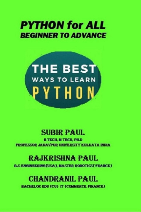 Kniha PYTHON FOR ALL BEGINNER TO ADVANCE Rajkrishna Paul