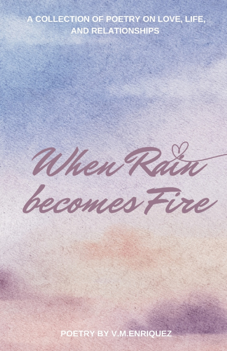 Kniha When Rain becomes Fire v.m. enriquez