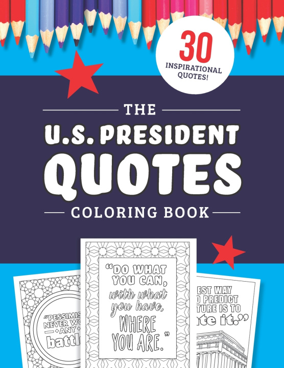 Knjiga The U.S. President Quotes Coloring Book Jenine Zimmers