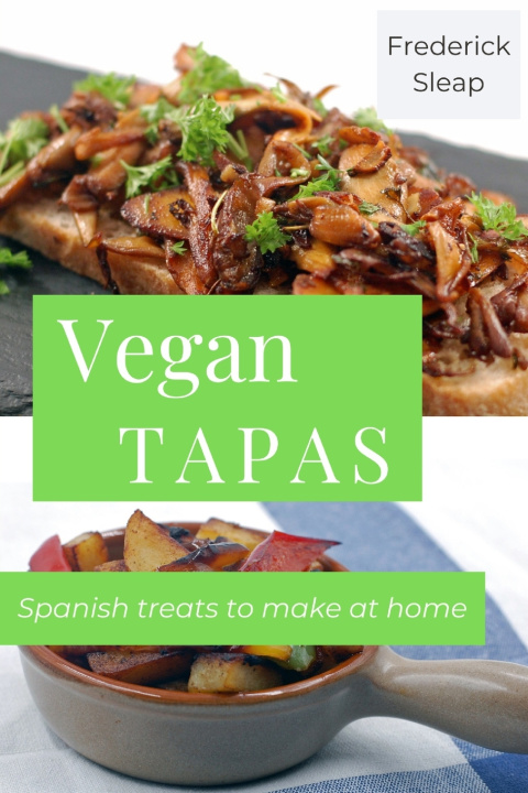 Kniha Vegan Tapas Frederick Sleap