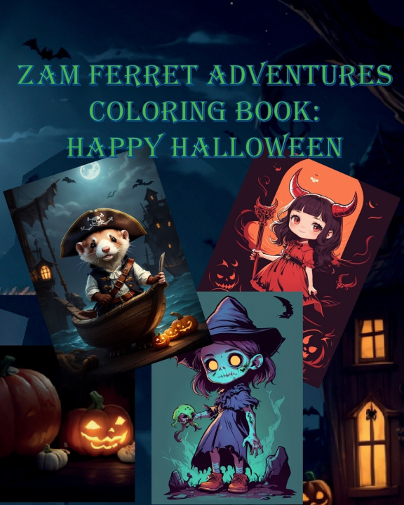 Kniha ZAM FERRET ADVENTURES COLORING BOOK V.P. JEI