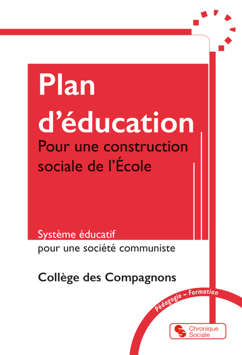 Kniha Plan d'éducation Collège des Compagnons