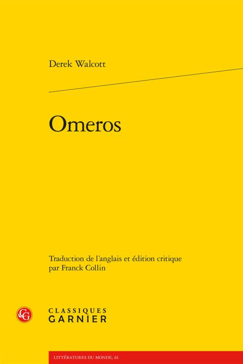 Kniha Omeros Walcott