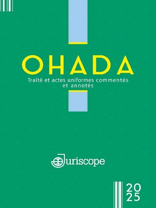 Kniha OHADA : le code vert 2025 