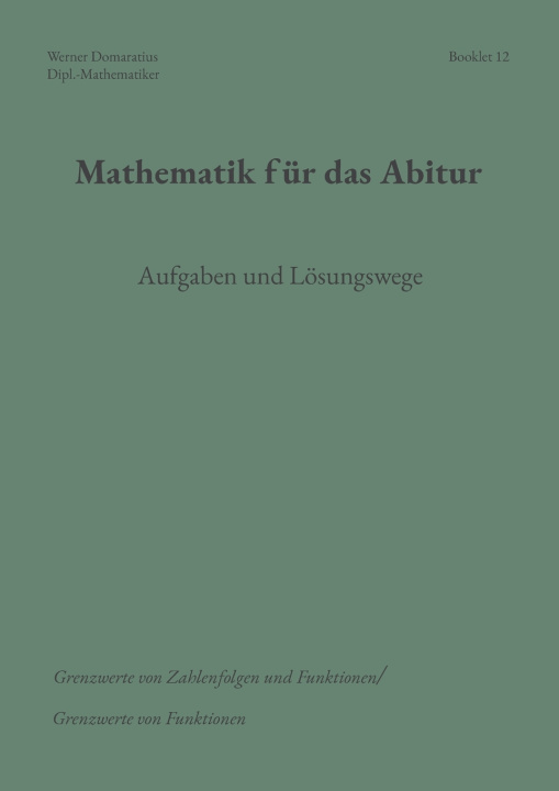 Knjiga Mathematik für das Abitur Werner Domaratius