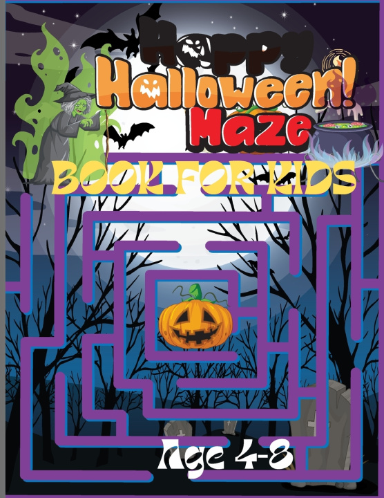 Kniha Halloween Maze Book For Kids FRANCIS SPRAGGINS