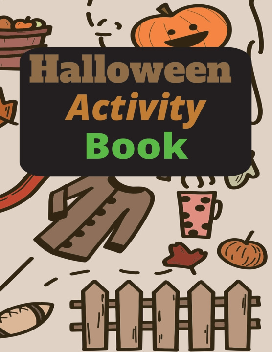 Knjiga Halloween Activity Book Fitina Dobson