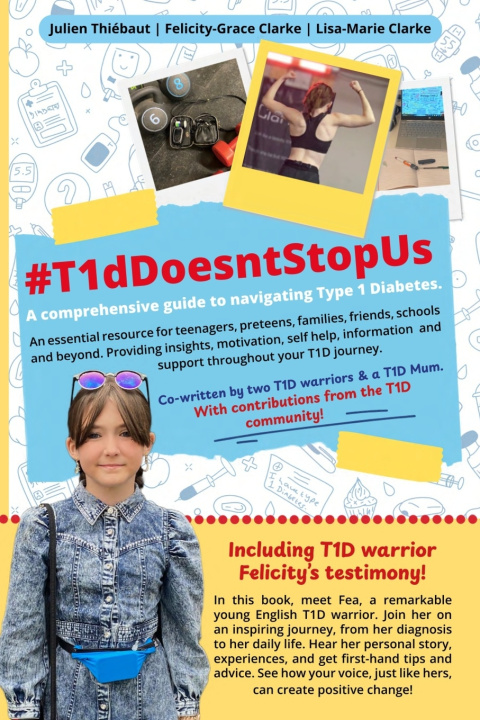 Kniha #T1dDoesntStopUs Lisa-Marie Clarke