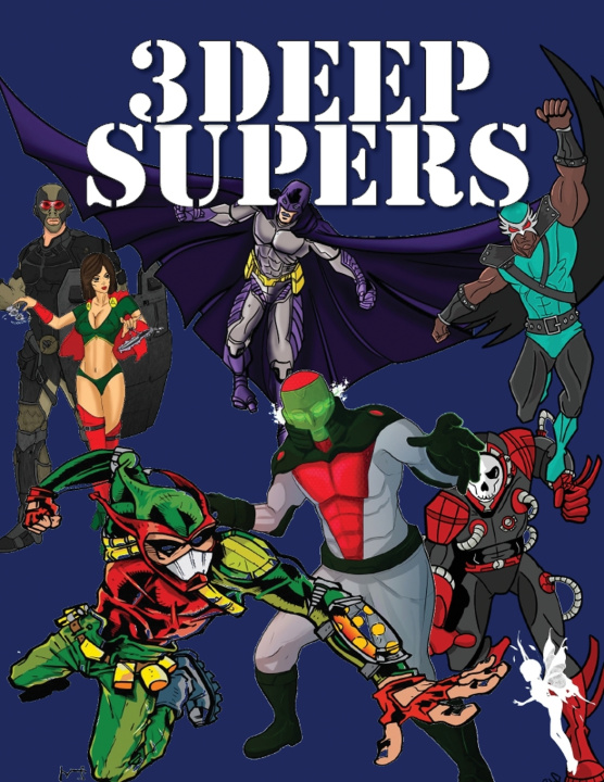 Kniha 3Deep Supers Peter Rudin-Burgess