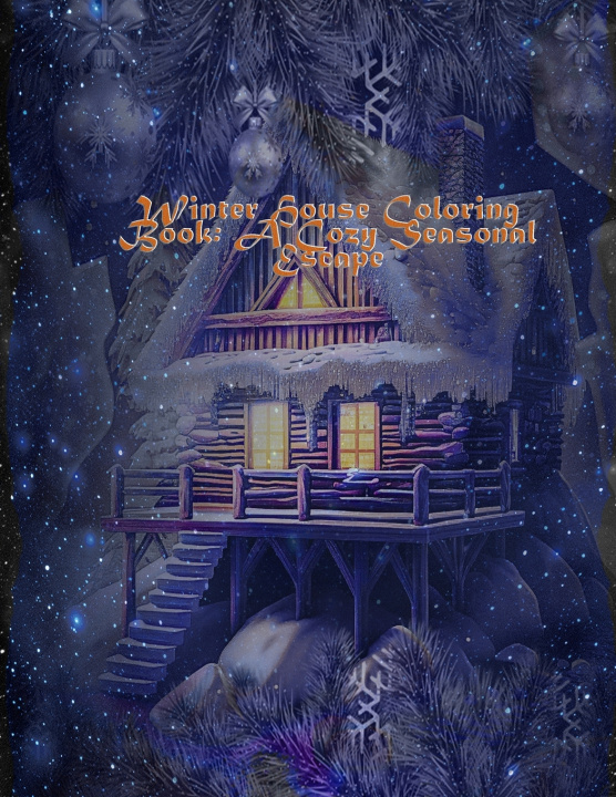 Knjiga Winter House Coloring Book DSBR