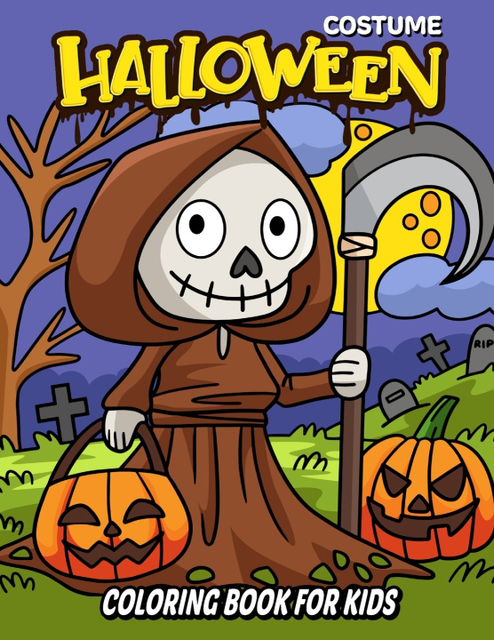 Knjiga Halloween Costume Coloring Book for Kids Lily Sally