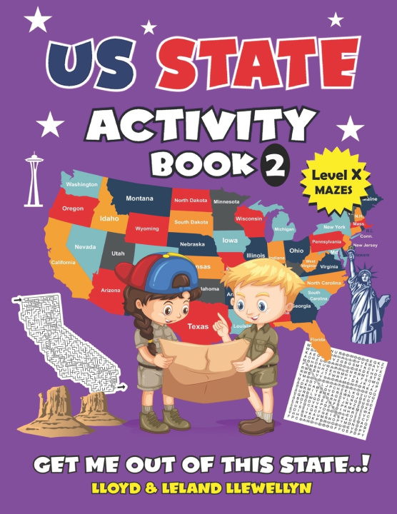 Kniha US State Activity Book #2 Leland Ladell Llewellyn