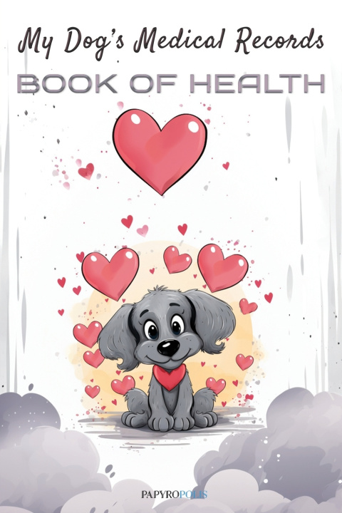 Knjiga My Dog's Medical Records Papyropolis Designs