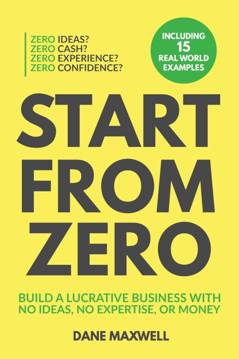 Kniha Start From Zero Dane Maxwell