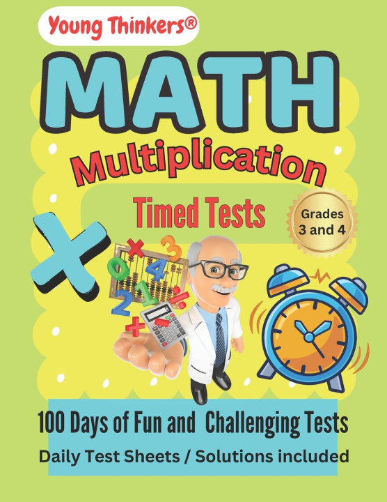 Kniha Math Multiplication Timed Tests Blue Bow Books
