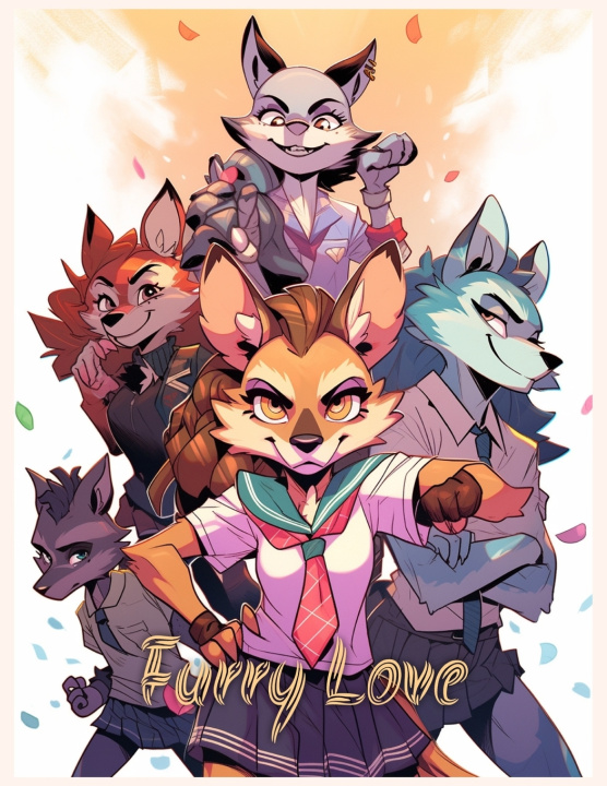 Kniha Furry Love Jalia Kashton