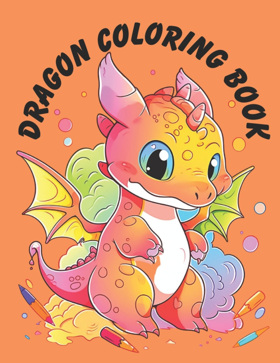 Kniha Dragon Coloring Book Q Littlefarmer