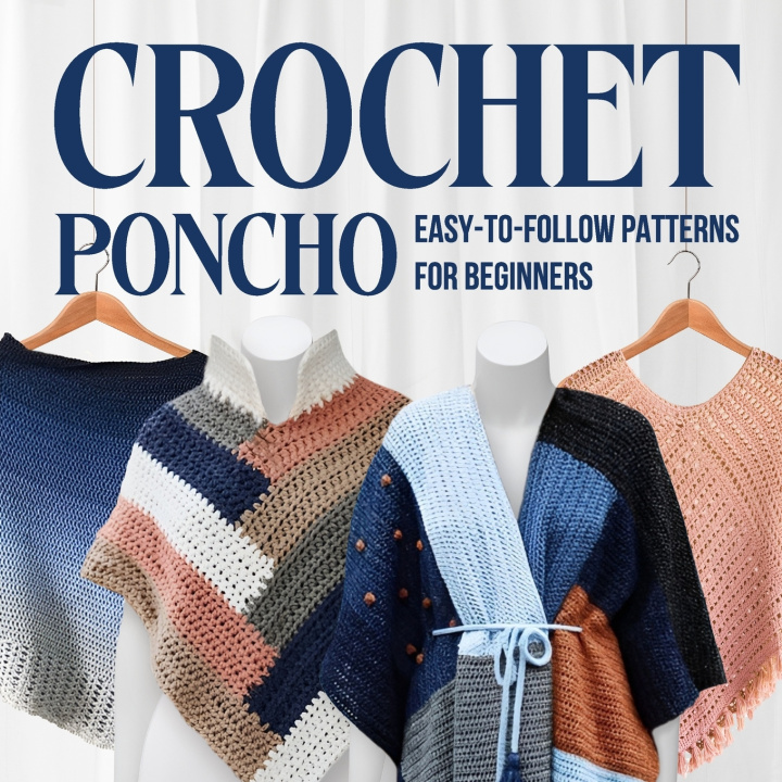 Knjiga Crochet Poncho Brooke Cox