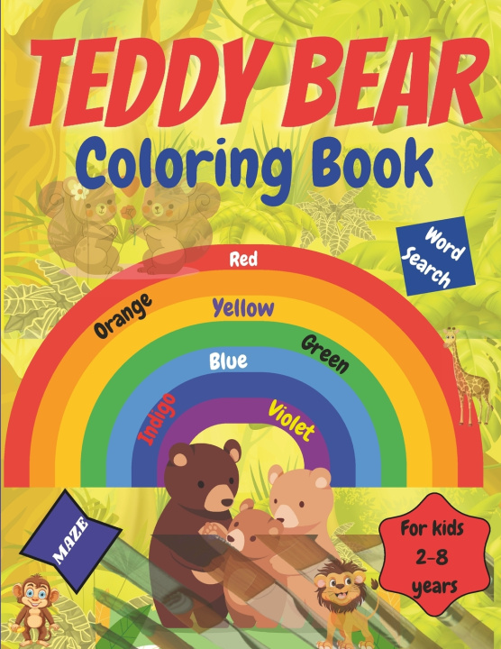 Kniha Teddy Bear Coloring Book Rodney G. Douglas