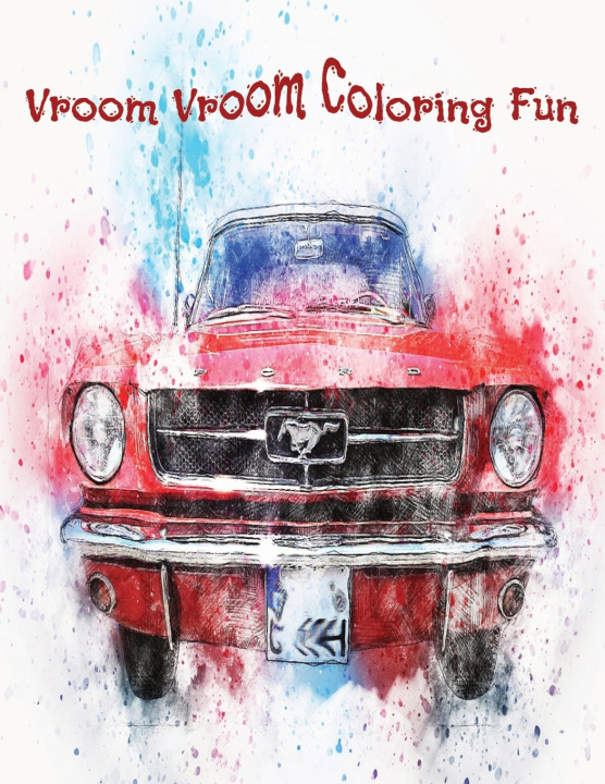 Knjiga Vroom Vroom Coloring Fun Alicia Nichol