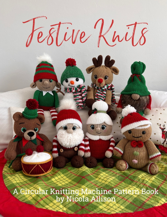 Knjiga Festive Knits Nicola Allison