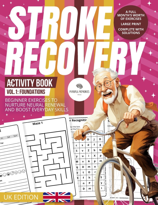 Kniha Stroke Recovery Activity Book 1 Mindful Memories Press
