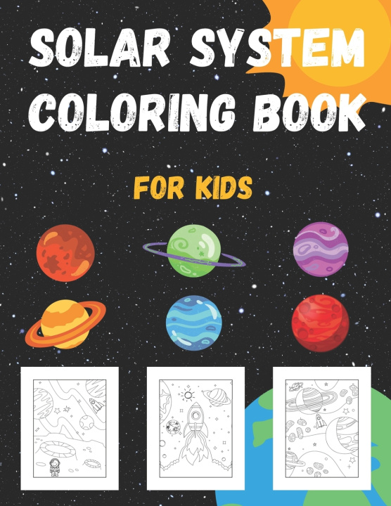 Kniha Solar system coloring book Happy pages