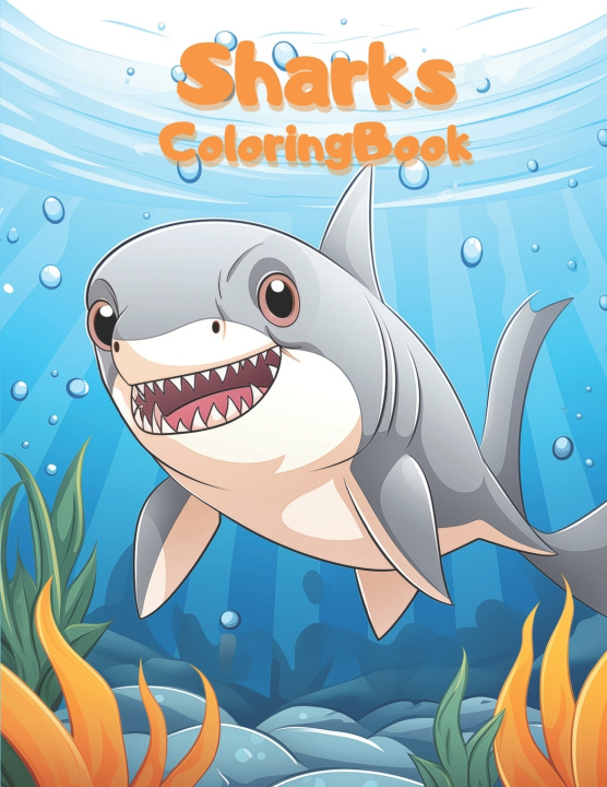 Kniha Shark Coloring Book Glamy LO