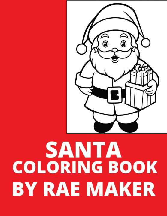 Book SANTA COLORING BOOK Launa Rae Ferguson