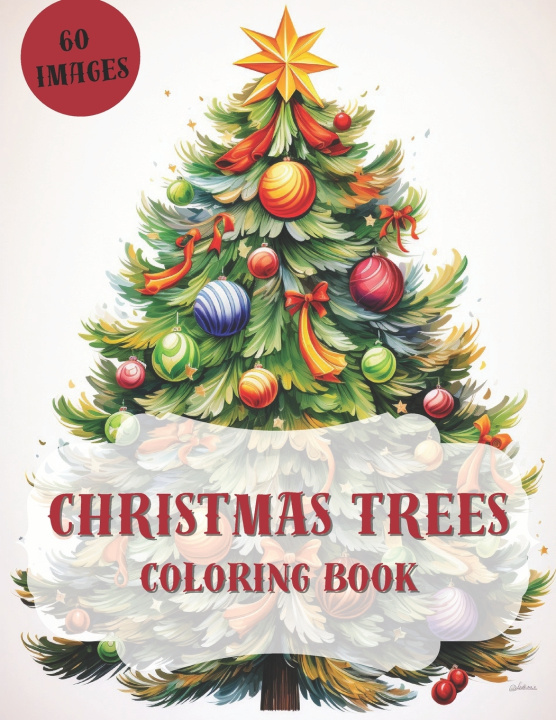 Book Christmas Trees Coloring Book Allison Paveglio