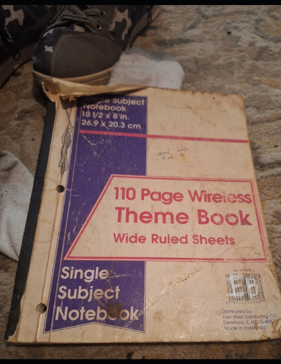 Book 110 Page Wireless Theme Book Eric Brennan