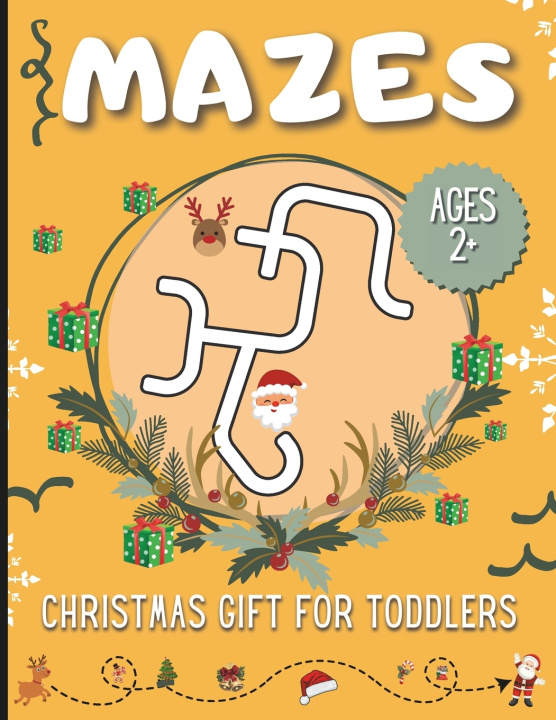 Book Christmas Mazes for Toddlers BTT Studio