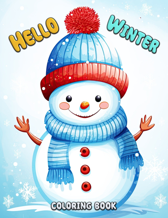 Kniha Hello Winter Coloring Book Laura Seidel