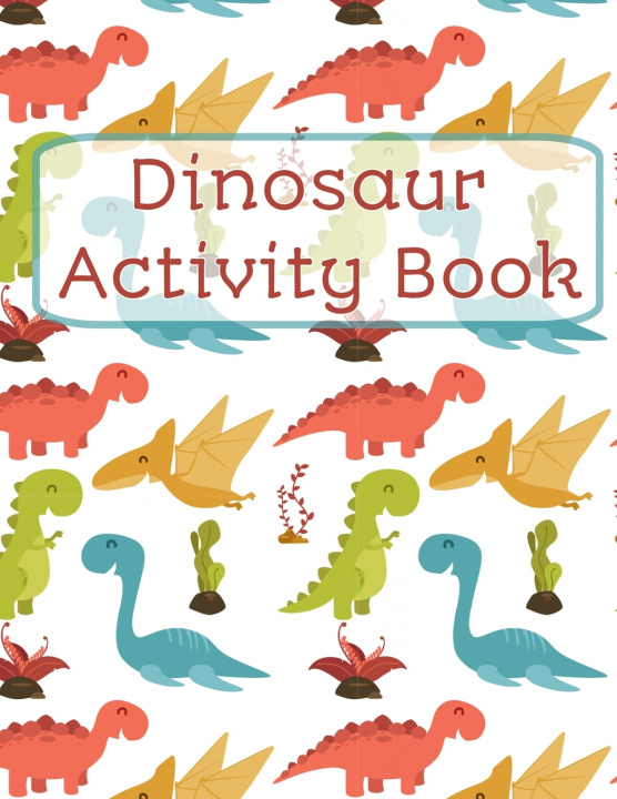 Book Dinosaur Activity Book Doodle Witch