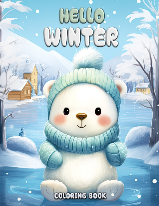 Boek Hello Winter Coloring Book Laura Seidel