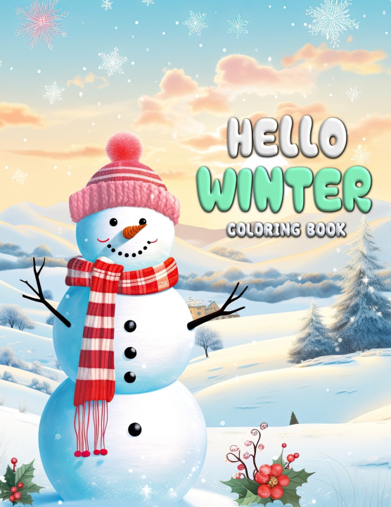 Knjiga Hello Winter Coloring Book Laura Seidel