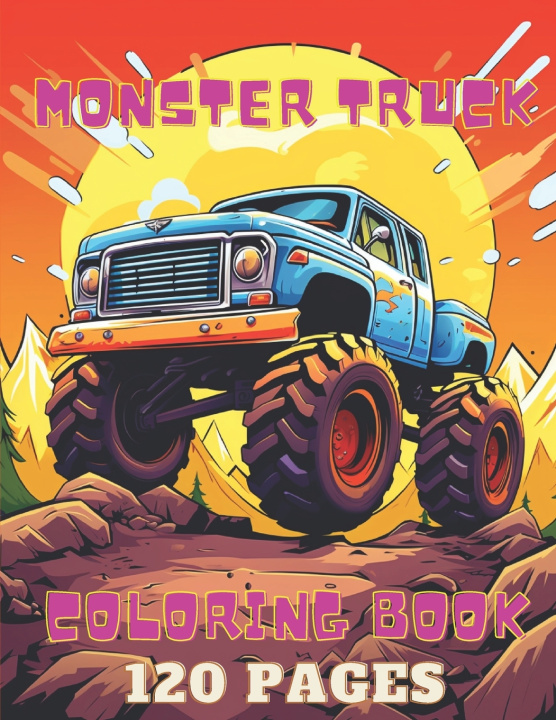Book Monster Truck Coloring Book Selfinspired Studio