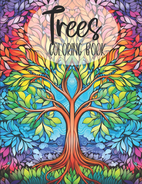 Kniha Trees Coloring Book AngelFace Press