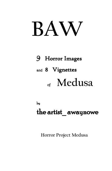 Book BAW the artist_ Awaynowe