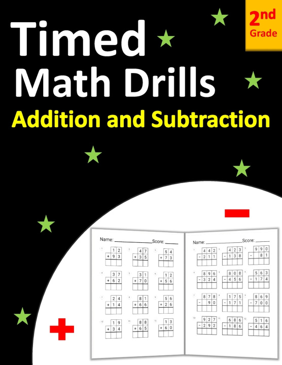 Kniha Timed Math Drills 2nd Grade Ana Moti