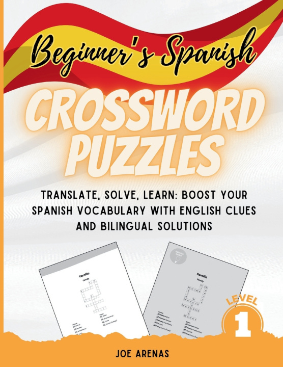Book Beginner's Spanish Crossword Puzzles Joe Arenas
