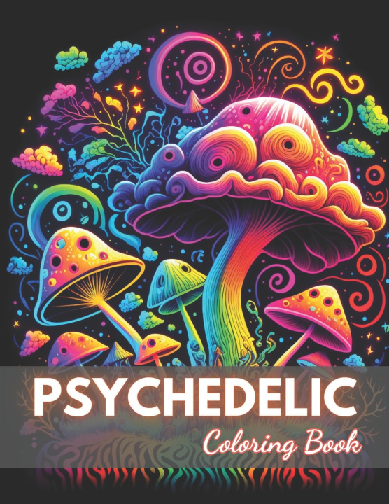 Kniha Psychedelic Coloring Book Donny Corwin