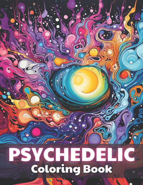 Carte Psychedelic Coloring Book Kendrick Kessler