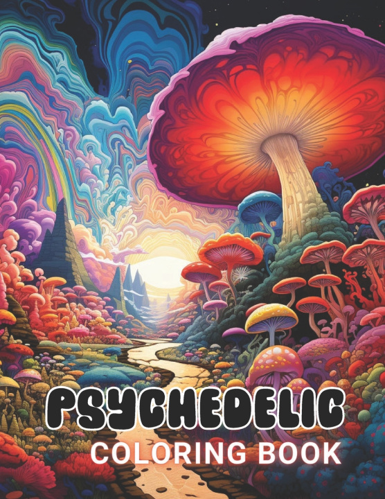 Book Psychedelic Coloring Book Karolann Klein