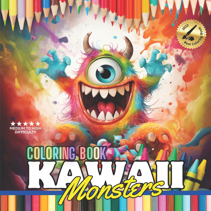 Buch Coloring book Kawaii Monsters Rafael Guerrero