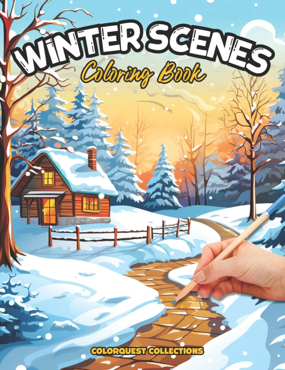 Buch Winter Scenes Coloring Book Hey Sup Bye Publishing