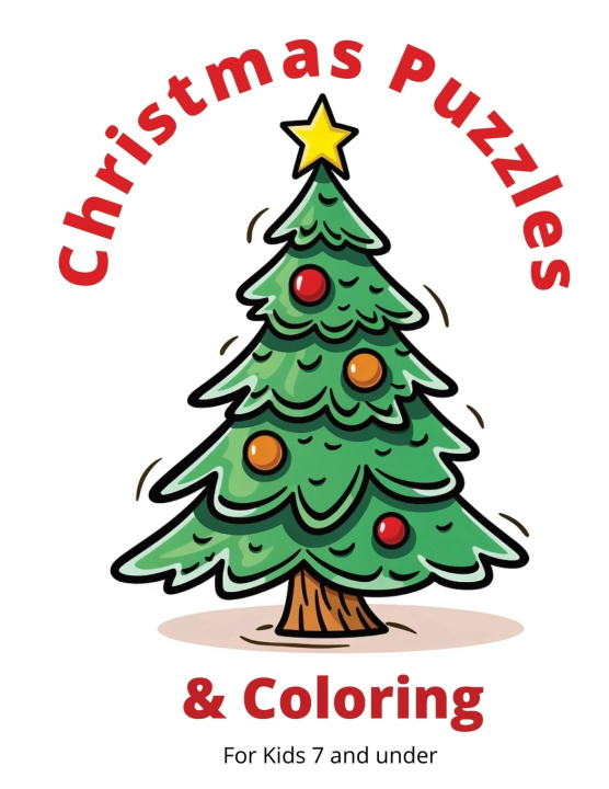 Book Christmas Puzzles & Coloring Charlene Kong