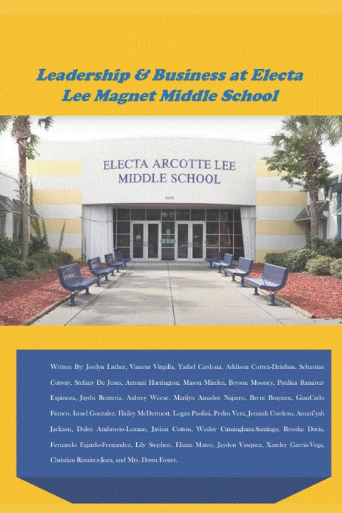 Kniha Leadership & Business at Electa Lee Middle School Foster's Class