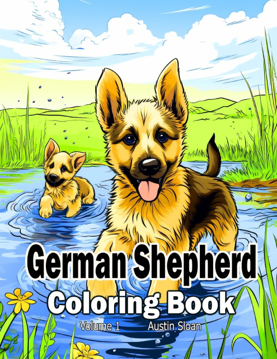 Book German Shepherd Coloring Book Austin Sloan