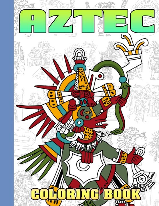 Book Aztec Coloring Book Jae Ladner